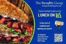 The Benefitz Group offering LUNCH ON US! Bob Evans