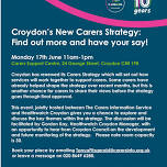 Croydon’s New Carers Strategy: Find out more and have your say!