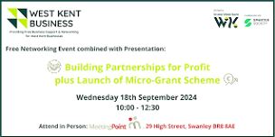 Building Partnerships for Profit and Launch of Grants Scheme