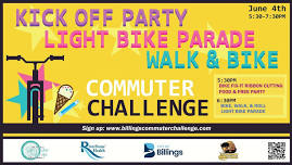 Commuter Challenge Kickoff Party and Walk/Bike Light Bike Parade