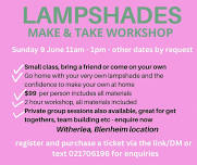 Lamp Shade Making Workshop Blenheim