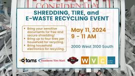 Shredding, E-Waste, and Tire Recycling Event