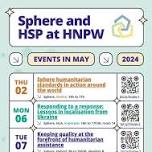 Sphere at Humanitarian Networks and Partnerships Week (HNPW), Geneva and online, 29 April to 5 May 2024