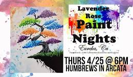 Whimsical Tree Paint Night at Humbrews Arcata