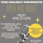 Open Mic @ The Colony