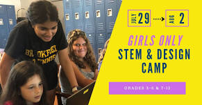 Girls Only STEM & Design Camp