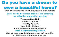 Habitat Homeownership Information Meetings 