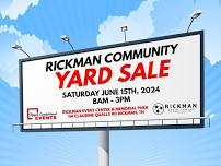 1st Annual Rickman Community Yard Sale