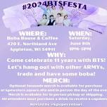 BTS Kpop Cupsleeve Event