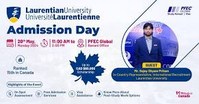 Laurentian University Admission Day at PFEC Global- Banani Office