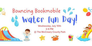 Bouncing Bookmobile Water Fun Day at the Park