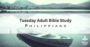 Tuesday Morning Adult Bible Study – April to May 2024