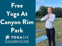 FREE Yoga At Canyon Rim Park