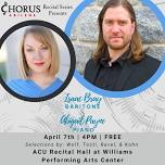 Chorus Abilene Recital Series presents Isaac Bray, baritone