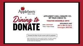 Dining to Donate: Theater Ensemble Arts