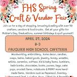 FHS Craft, Vendor & Food Truck Show