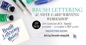 Brush Lettering & Note Card Writing Workshop