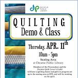 Quilting Demo & Class