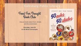 Food for Thought Book Club: 50 Pies, 50 States