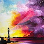 Paint Nite: Sorbet Sunset Lighthouse