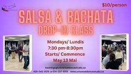 Salsa & Bachata Drop In Class 1hr