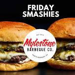 Smashies (burgers) w/ Mylestone BBQ — Draughtsmen Aleworks