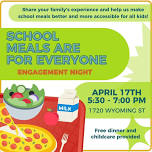 School Meals Engagement Night #2