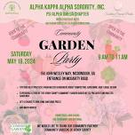 Psi Alpha Omega Community Garden Party