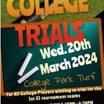 1st XI College Trials