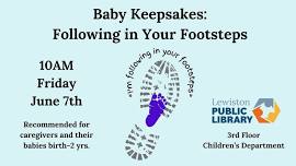 Baby Keepsakes: Following in Your Footsteps