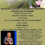 Miles & District Chamber of Commerce Dinner