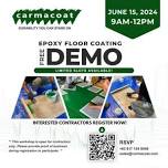 Epoxy Flooring Coating Product Demo