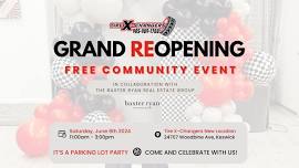 FREE COMMUNITY FUN EVENT! CELEBRATING TIRE X-CHANGERS GRAND REOPENING!