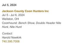 UKC Bench Show & Nite Hunt