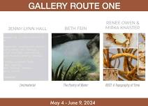 Exhibitions at Gallery Route One: (im)material, The Poetry of Water, & RUST