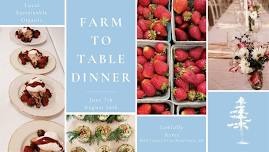 June Farm to Table Dinner