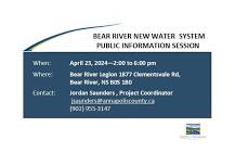 Bear River Water System Info Session