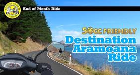 SD Monthly Ride - Destination Aramoana