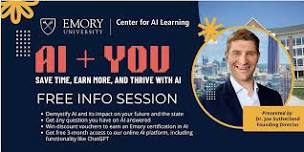 AI + YOU: Save Time, Earn More, and Thrive with AI - Valdosta