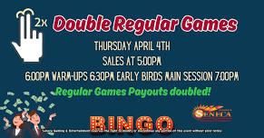 Double Regular Game Payouts