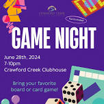 Game Night *Residents Only*