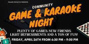 Community Game & Karaoke Night!