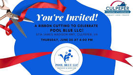 Ribbon Cutting to Celebrate Pool Blue LLC