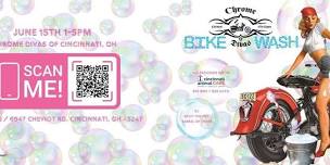 Chrome Divas of Cincinnati, OH Annual Charity Bike Wash!