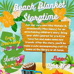 Beach Blanket Storytime (& Kids Craft) ️✂️