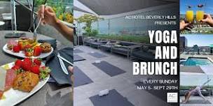 Yoga + Mimosa Brunch on the Rooftop at AC Hotel Beverly Hills