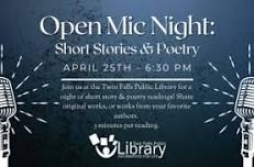 Open Mic Night @ Twin Falls Public Library