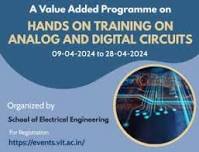 A Value Added Programme on Hands on Training on Analog and Digital Circuits