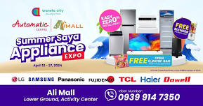 Ali Mall Summer Saya Appliance Expo | Exclusive Promo 