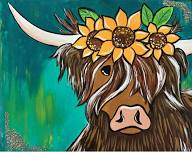 Sunday June 9, 2024 @ 3pm - Sunflower Highlander Cow @ The Torch Event Venue, Englewood, OH